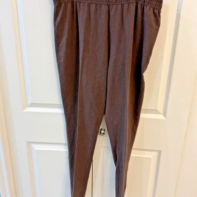 Roaman's women plus size 1X Tall Brown Leggings